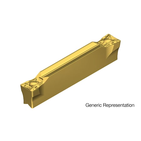 GCMN5187R1.0-ML, Grade AC425K, 0.187 Inch Groove Width, Carbide Grooving Insert